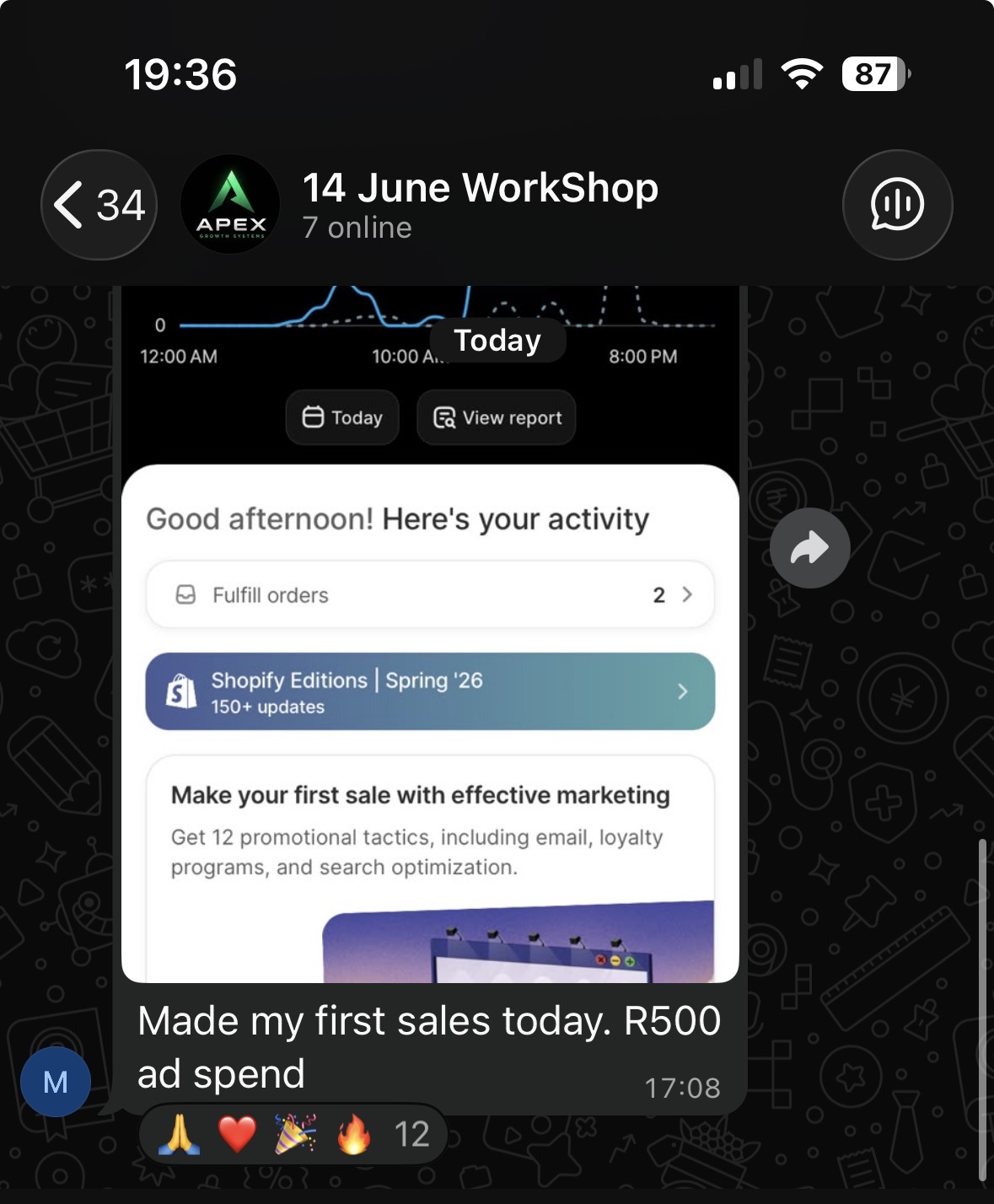 Student or client result screenshot 7