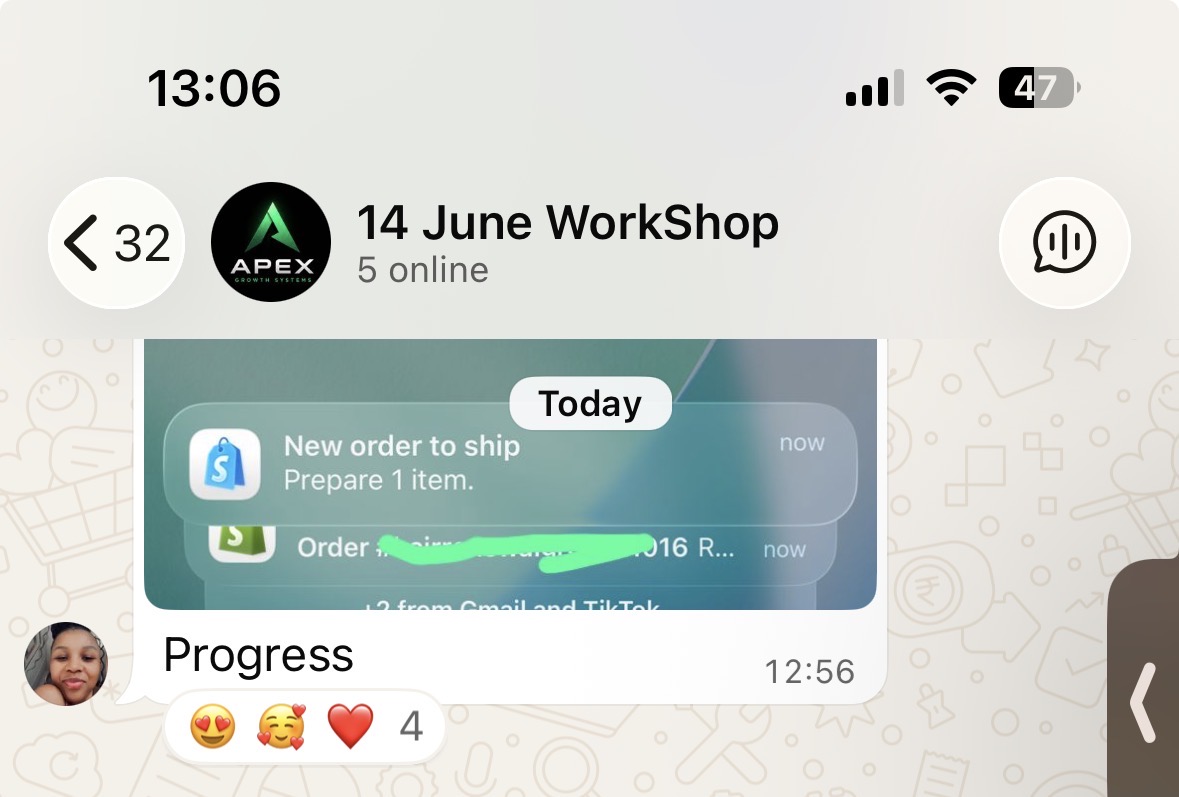 Student or client result screenshot 4