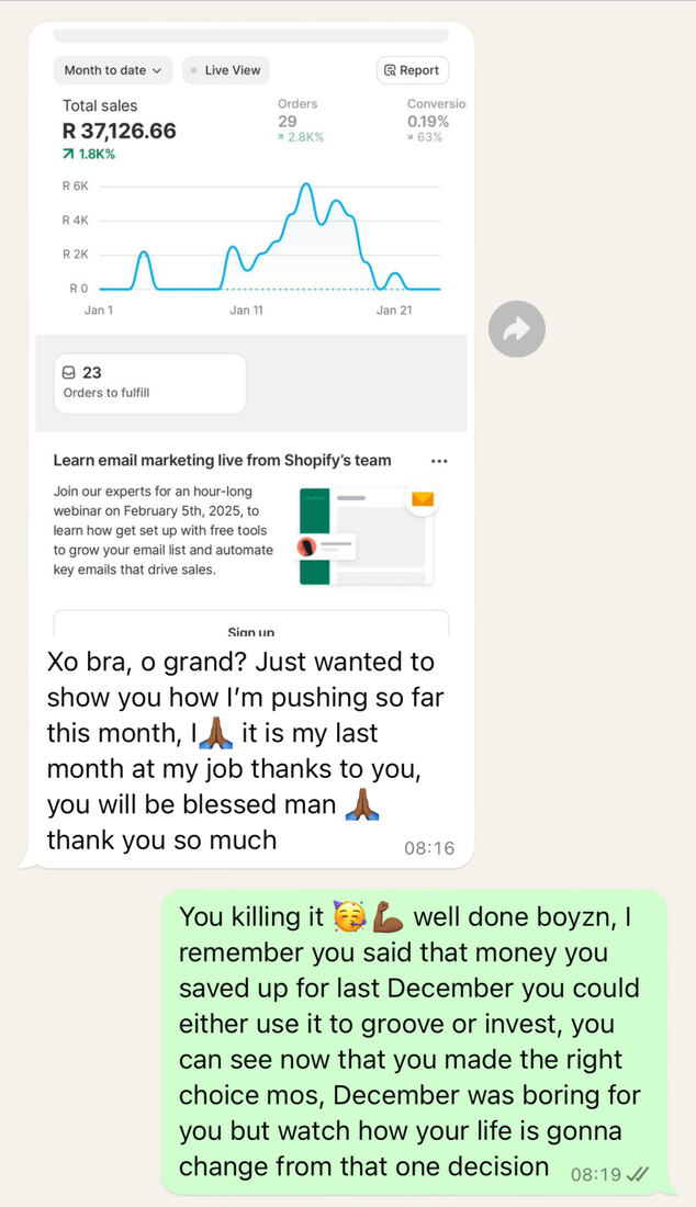 Student or client result screenshot 12